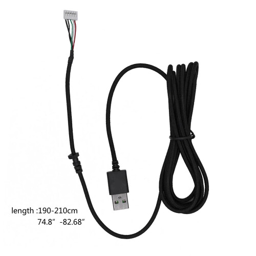 Linjer erstatnings PVC USB-kabel for DeathAdder Essential 6400 DPI 2