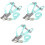 3Ensembles Laisse Pour Vert Ajustable En Polyester 5