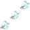 3Ensembles Laisse Pour Vert Ajustable En Polyester 6