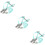 3Ensembles Laisse Pour Vert Ajustable En Polyester 10