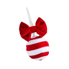 Shatterproof Velvety Foam Ball Ornament Christmas Baubles-12cm