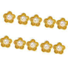 Rustproof Craft Button For Sewing And Fashion Decoration-gold