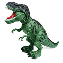 Interaktiv dinosaurleke med 360 graders rotasjonsfunksjon, realistisk brølende lyd og blinkende LED-øyne, fjernstyrt gåleke for barn