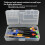 Industrial Tool Storage Organizers 2Tier Systems Clear Plastic Construction Compactly Portable Rectangular Repair Case 4