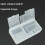 Industrial Tool Storage Organizers 2Tier Systems Clear Plastic Construction Compactly Portable Rectangular Repair Case 7