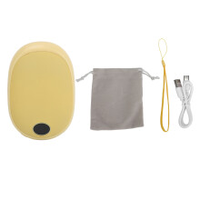 Eco Friendly Rechargeable Hand Warmers Compact Design Long Lasting Heat Adjustable Temperature3Level LED Indicators Power Bank Function For Outdoor