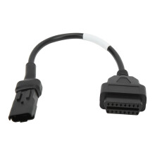 Zuverlässiger OBD-Adapter für Motorräder, 4-Pin-auf-OBD2-Kabel mit Biegefestigkeit (über 5000 Zyklen), universelles Diagnosegerät zur