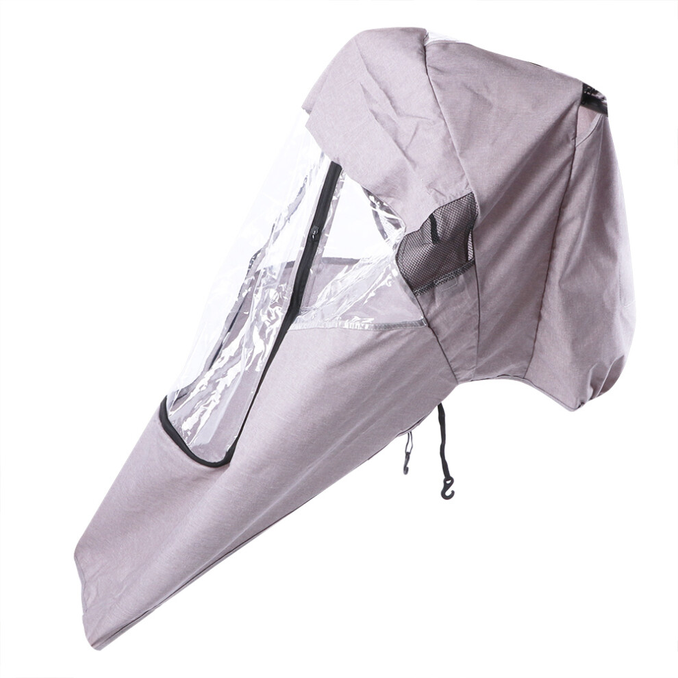 Four Seasons Stroller Rain Cover Universal Windproof Breathable Baby Pushchair Protector with Transparent Window Coldproof Water Resistant Weather