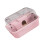 Ventilated Small Animal Cage Enclosure with Low Noise-Pink 1