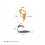 Thumb Picks Stainless Steel 4pcs Golden Silver 5