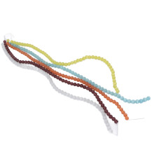 Assorterede farvede krystalglasperler med elastisk snor inkluderet DIY-perling facetslebne glaskrystalperler Briolette Rondelle krystalperler til