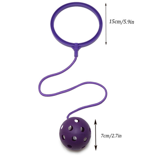 Ankle Hopping Ball Jumping Toy for Active Play, Kids Bouncing Ring Game for Physical Development, Coordination Exercise Toy 1