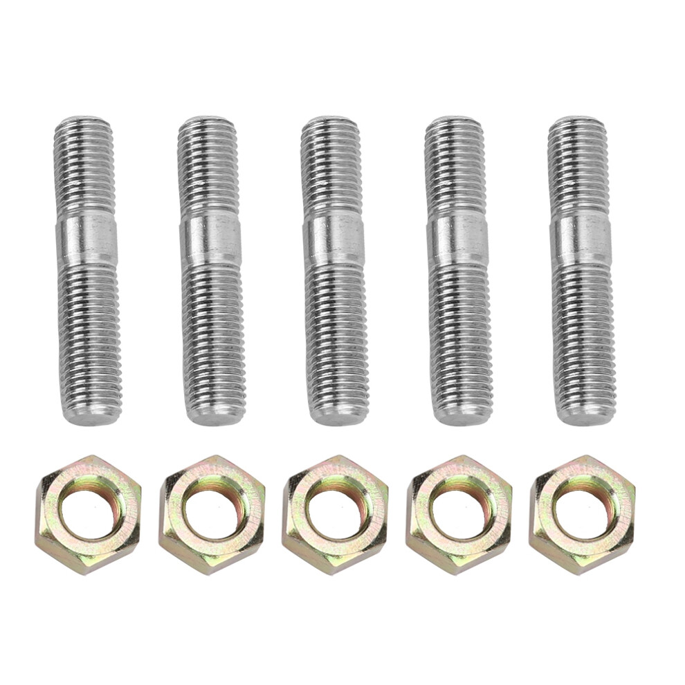 High Accuracy Wheel Stud Bolts For Aftermarket Wheels, M10x1.25double End Exhaust Stud Set With Corrosion Protection And Sensitive Engagement Threads 9009879126553