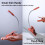 Lampe de lecture pour le lit, blanc chaud/froid, 9 niveaux 6
