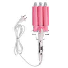 Precision Barrels Suitable For All Lengths Harmless To Hair Three Tube Hair Curler Heats Up Extra Fast Ionic Technologies For Soother Shiner Curls