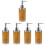 5Pièces Flacons Rechargeables Pour Main Shampooing 7