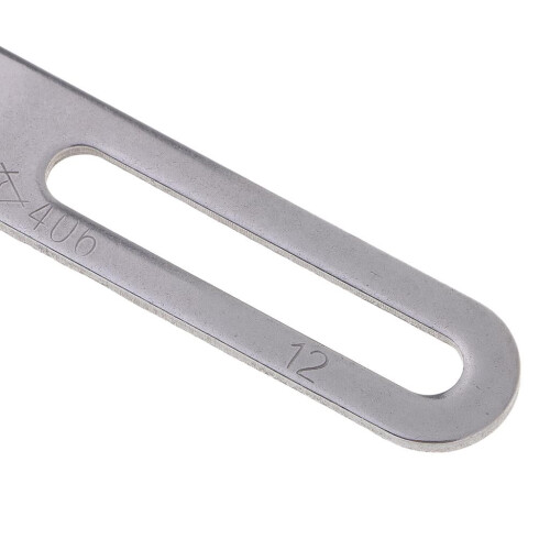 Belt Loop Folder for 2 Needle Belt Loop Machine, Steel Industry Stitch Cutter 12mm 2