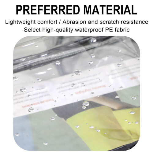Large-Capacity Multilayer Transparent Backpack – Multicolor, Compatible with School & Travel Use 1