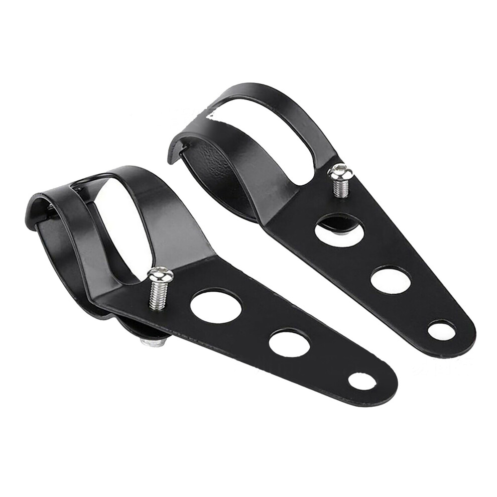 Easy Installation Compatible With Harley Kawasaki Suzuki Yamaha Universal Motorcycle Headlight Mount Brackets Adjustable Fork Tube Clamp Cool Outlook 9159805497803