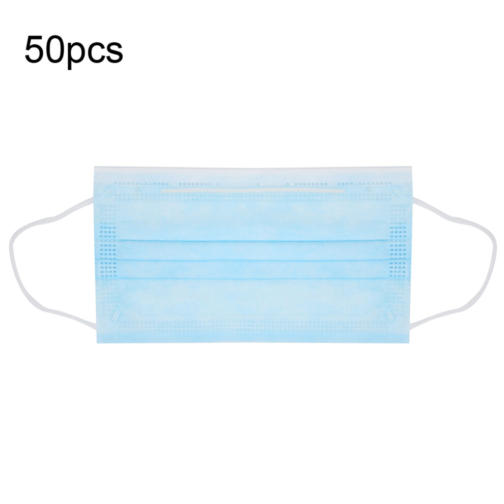 Disposable Surgical Mask3Ply Earloop Design Premium Quality Face Mask For Everyday Use In Public Places Blue50PCS