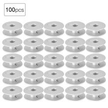 Aluminum Bobbins with Winder Slots for Long Arm Quilting Machine Replacement for Handi Quilter Compatible with Juki Brand Large Capacity