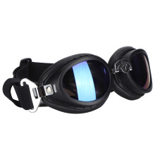 UV400Dog Goggles Windproof Waterproof Anti Debris Shatterproof Lens Breathable Foam Padding For Skiing Climbing Swimming Adjustable Strap Pet Eyewear