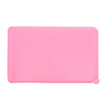 Pet Bowl Mat Non Slip Raised Edges Waterproof Silicone Placemat Food Grade Material Easy To Clean Stable For Dogs Cats Small Animals