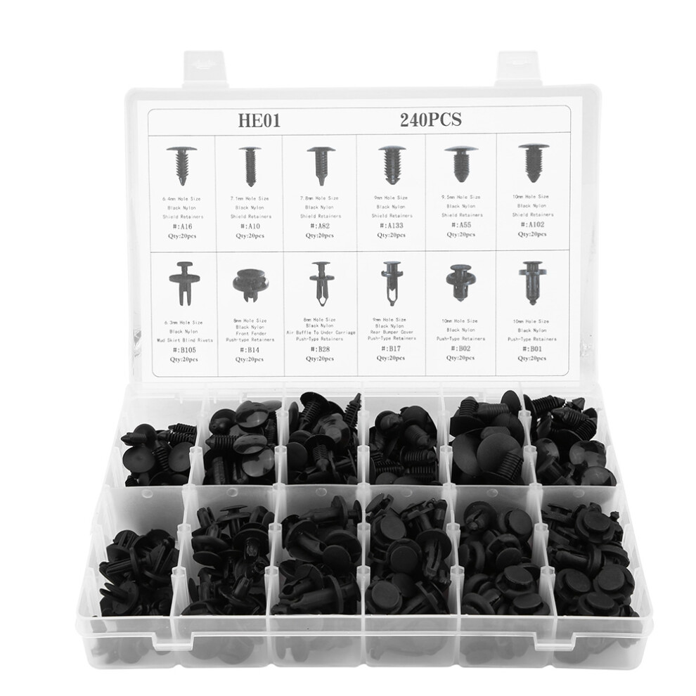 Universal Bumper Retainer Clips Push Type Retainers Kit With Fastener Removal Tool Easy Installation Durable Anti Wear Material Sturdy And Reliable 9489952631554
