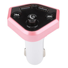 Tarchuradóir FM Gan Sreang do Ghluaisteáin le Glaonna Saor ó Lámha Bluetooth, Seinnteoir MP3, Luchtaire USB, Taispeántas LCD, Léitheoir Cárta