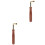 2Pièces Clé Guzheng Bois Accessoire Pro Usage Domestique 5
