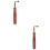 2Pièces Clé Guzheng Bois Accessoire Pro Usage Domestique 8