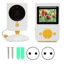Wireless Video Baby Monitor with Night Vision and Two-Way Talk, Temperature Detection Plug and Play Setup Smart ECO Mode Ideal for Pet and Elderly