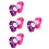 8Pièces Quartz Enfants 3D Bracelet Silicone Coloré 8