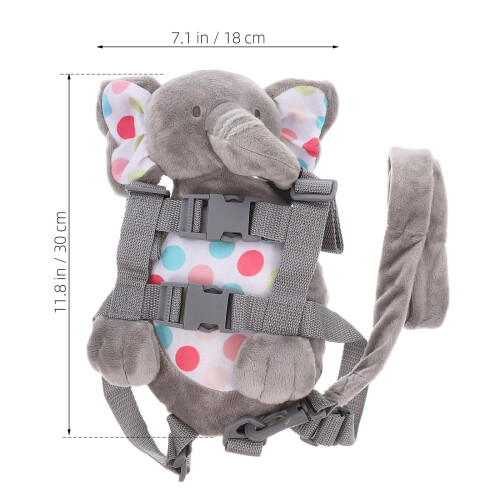 3Pièces À Peluche Éléphant Avec Harnais Anti- 1