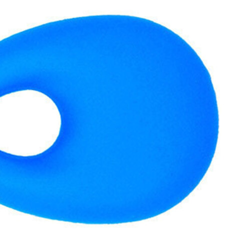 Silicone Teardrop Chew Necklace Skyblue Baby Safe 1