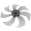 2Pièces Lames De Remplacement Ventilateur De Table 7 Pales Blanc Léger 10