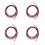 4Pièces Câbles Audio Guitare Durable Nylon Pour Effets 9
