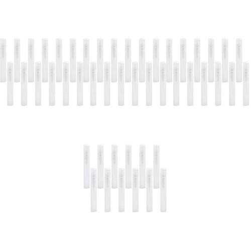 48Pièces Flacons Miniatures Blancs En PP Sécurisés Pour 2