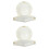 2Pièces Moules Décoratifs En Plastique Pour 6