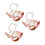 3Pièces Quartz Enfants Bracelet Accessoires Colorés 8