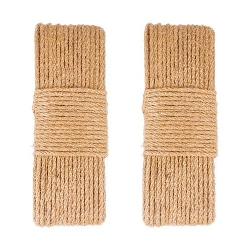 2Pièces Chat Robuste Tressée Pour Bricolage Beige Clair 1