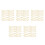 50Pièces Broches De Dorées Pour Couture DIY 8