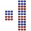 48Pièces Pom Poms Cheering Colorés Éclatants Animation 8