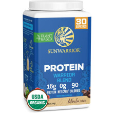(750g) Sunwarrior Organic Plant-Based Protein Powder, Mocha