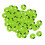 2000Pièces Sequins Vert En PVC Pour Embellissement Vêtements 3