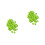 2000Pièces Sequins Vert En PVC Pour Embellissement Vêtements 6
