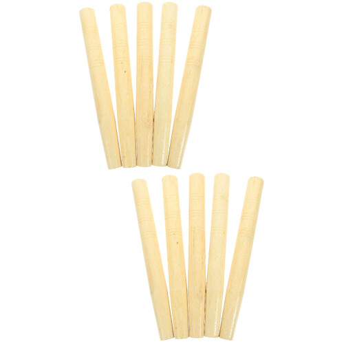 10Pièces De Désherbage Multifonction Beige En Bois Pour Jardin 1