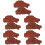 10Pièces Steak Décoratif Factice Marron Jeu Enfants Simulation 7