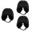 3Pièces Rembourrage Casque Rugby Supplémentaire Ajustable 7