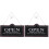 2Pièces Plaques Porte Noir Ouvert Fermé Décoratives Usage Commercial 2